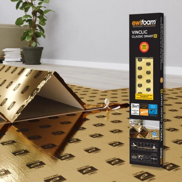 Ewifoam Vinclic Classic Smart N – ondervloer PVC vloerverwarming – dikte 1.5 mm – 10m²