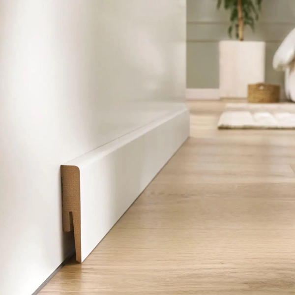 Arbiton PAINT IT MP0801 MDF plint overschilderbaar – Wit – 80x15mm – 242cm