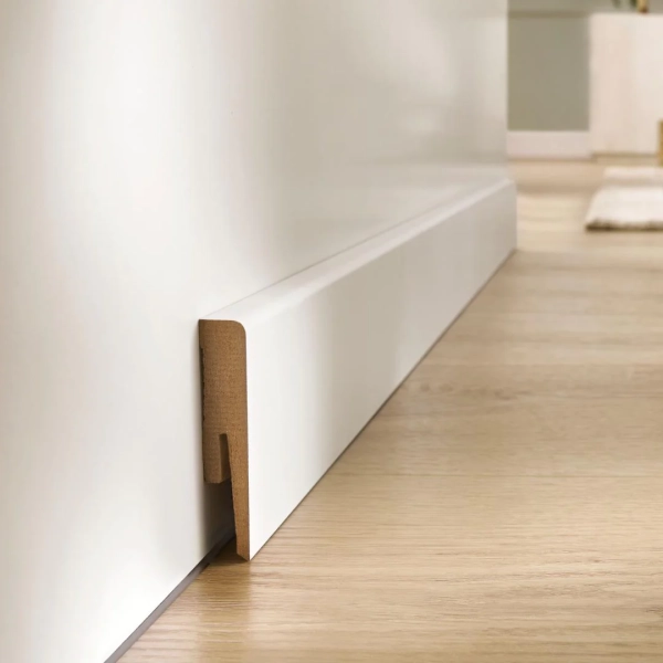 Arbiton PAINT IT MP0801 MDF plint overschilderbaar – Wit – 80x15mm – 242cm
