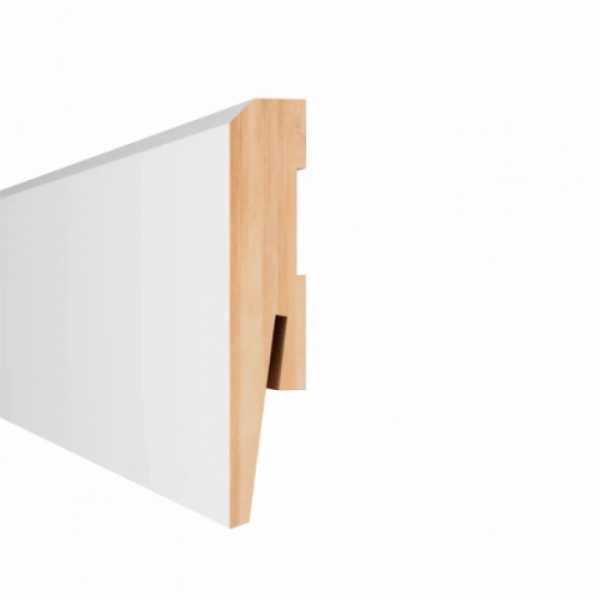 Arbiton PAINT IT MP1001 MDF plint overschilderbaar – Wit – 100x15mm – 242cm