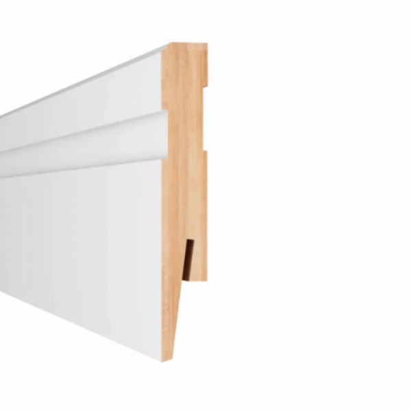 Arbiton PAINT IT MP1002 MDF plint overschilderbaar – Wit – 100x15mm – 242cm