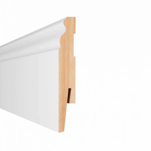 Arbiton PAINT IT MP1003 MDF plint overschilderbaar – Wit – 100x15mm – 242cm