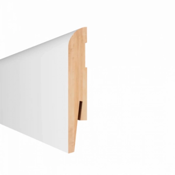 Arbiton PAINT IT MP1004 MDF plint overschilderbaar – Wit – 100x15mm – 242cm