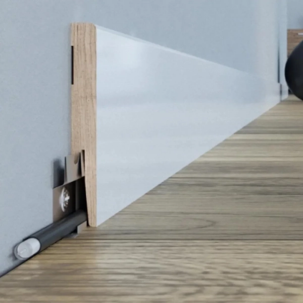 Arbiton DIAMOND GP0801 MDF plint – Wit – 80x15mm – 242cm