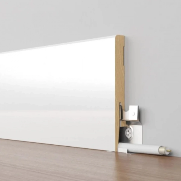 Arbiton DIAMOND GP1001 MDF plint – Wit – 100x15mm – 242cm