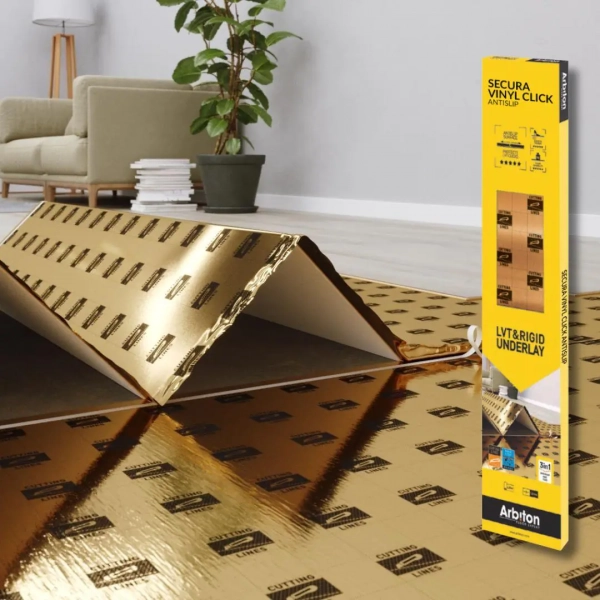 Arbiton Secura Vinyl Click Antislip – Ondervloer PVC vloer – dikte 1.5 mm – 6,25m²