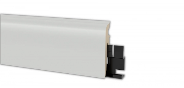 Arbiton VIGO 60 Flexibele PVC plint – Grijs (RAL 7035) – 60x15mm – 220cm