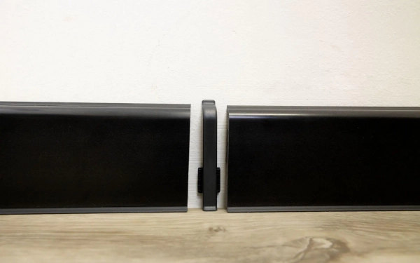 Arbiton VIGO 60 Plint verbindingsstuk – Antraciet (2 stuks)