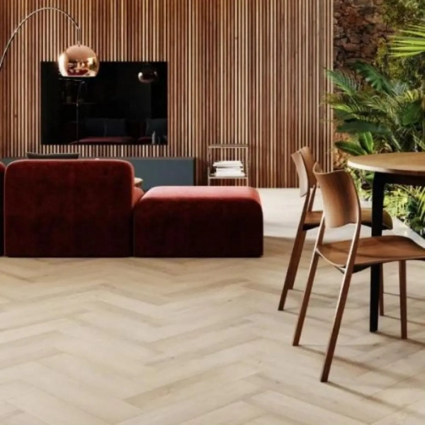 Arbiton Amaron Herringbone Eiken Preston – Visgraat rigid click PVC