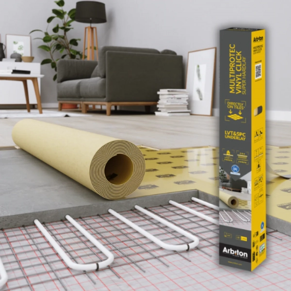 Arbiton Multiprotec Vinyl Click Super Hardlay – Ondervloer PVC vloer – dikte 1.1 mm – 9m²