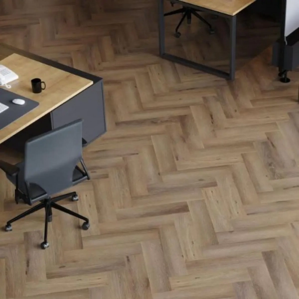 Afirmax Legnar Herringbone Eiken Frisco – Visgraat rigid click PVC