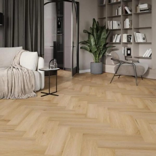 Afirmax Legnar Herringbone Eiken Arvada – Visgraat rigid click PVC