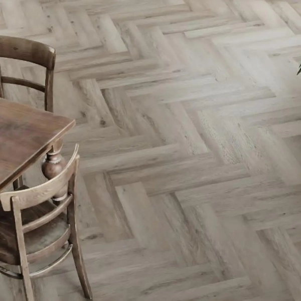 Visgraat rigid click PVC Schotse Eik | Outlet