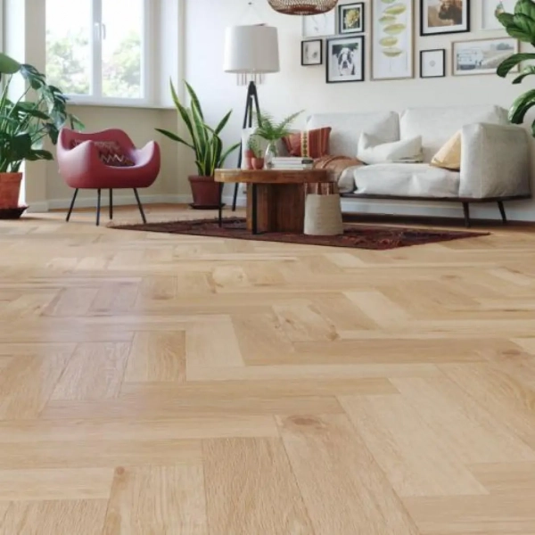 Arbiton Amaron Herringbone Dryback Eiken Wembley – Visgraat plak PVC