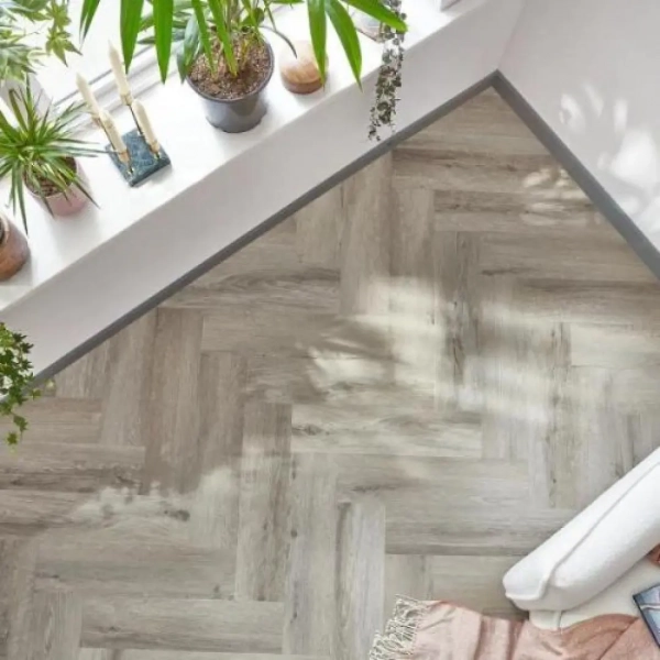 Arbiton Amaron Herringbone Dryback Eiken Medicci – Visgraat plak PVC