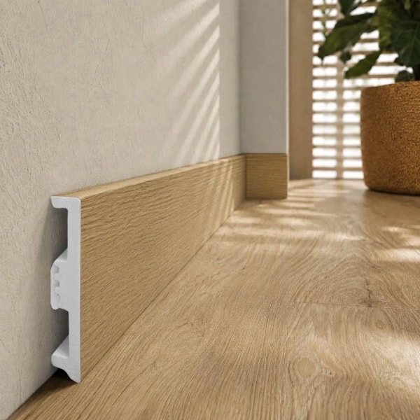 Arbiton STIQ XL WOOD Plint – Eiken Algarve 125 – 80x15mm – 220cm