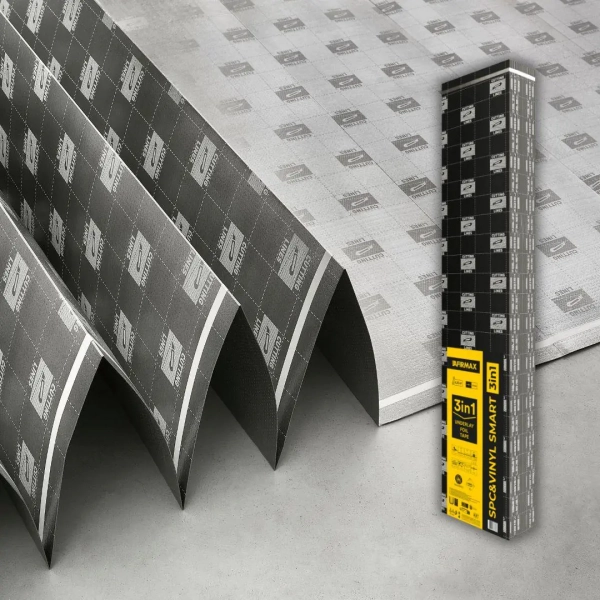 Afirmax SPC & Vinyl Smart 3in1 – Ondervloer PVC vloer – dikte 1 mm – 6,25m²