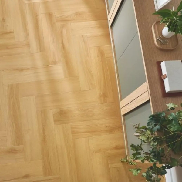 Arbiton Amaron Herringbone EIR Dryback Eiken Virgin – Visgraat plak PVC