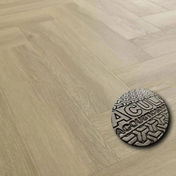 Arbiton Amaron Herringbone EIR Acoustic Eiken Johannes - klik PVC visgraat met ondervloer