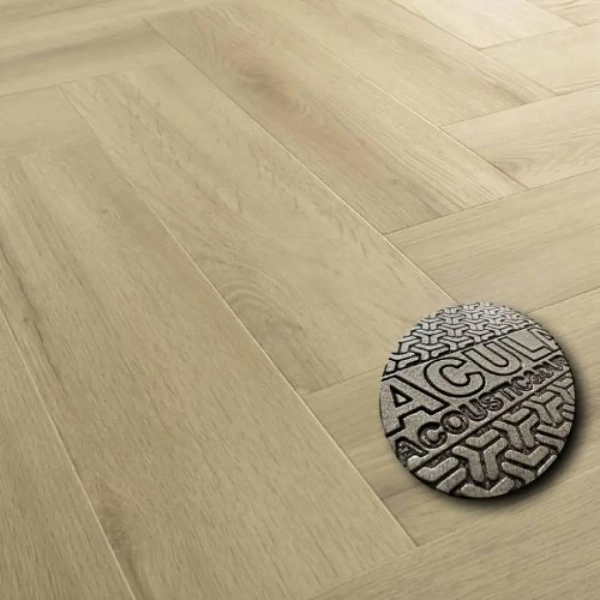 Arbiton Amaron Herringbone EIR Acoustic Eiken Princeton - klik PVC visgraat met ondervloer