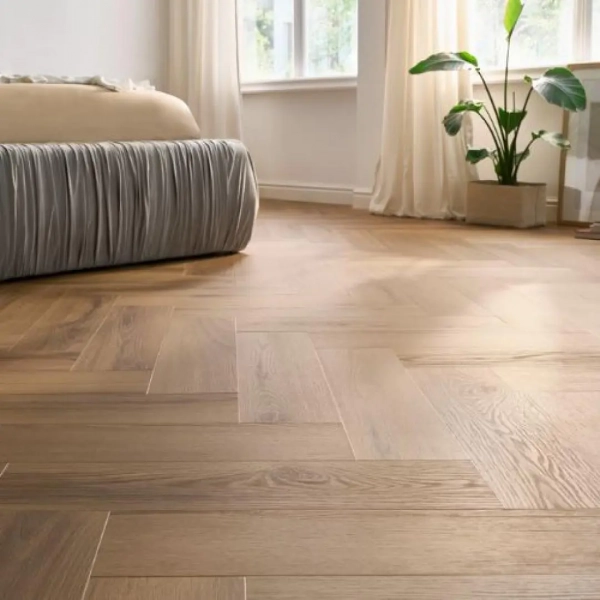 Arbiton Amaron Herringbone EIR Acoustic Eiken Rochester - klik PVC visgraat met ondervloer