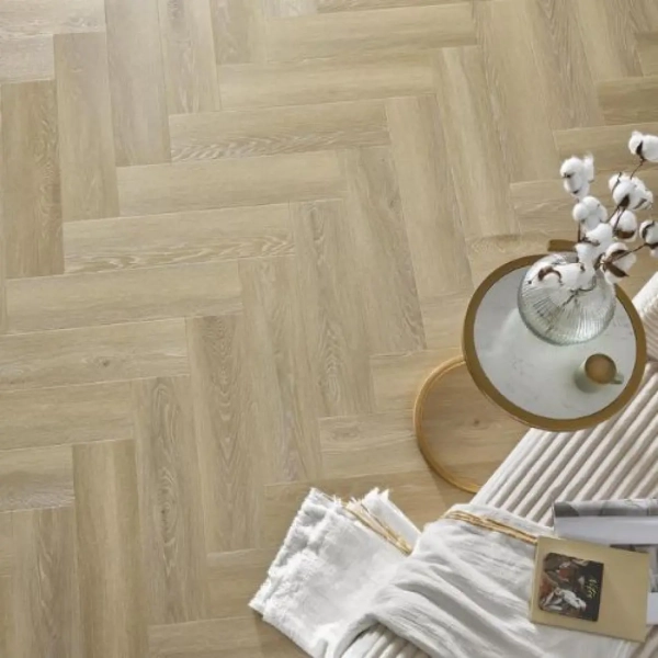 Arbiton Amaron Herringbone EIR Acoustic Eiken Deventer - klik PVC visgraat met ondervloer