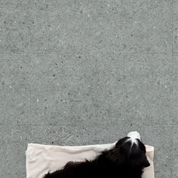 Arbiton Amaron Forma Acoustic Aveiro Grey - Vinyl tegel 91,4 x 45,7 cm - Klik PVC met ondervloer