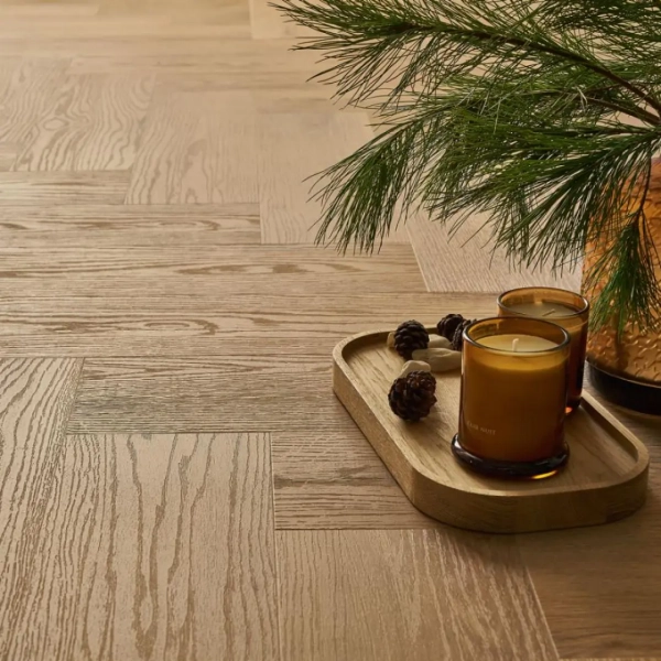 Afirmax Legnar Herringbone Eiken Garda – Visgraat rigid click PVC