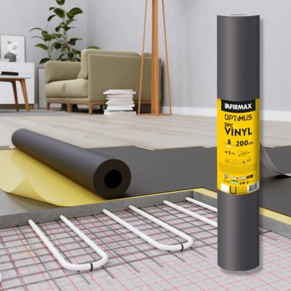 Afirmax Optimus SPC&VINYL – Ondervloer PVC vloer – dikte 1 mm – 12,5m²