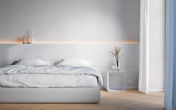PVC Wandpanelen Modee Mono White (WMT512S) – 120 x 60 cm
