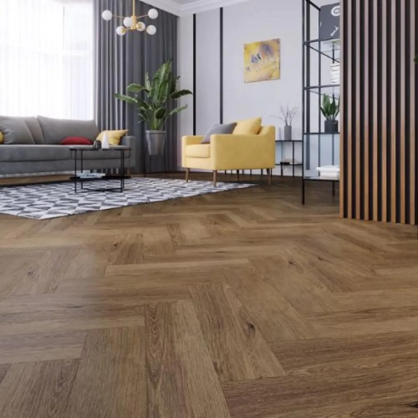 Arbiton Amaron Herringbone Acoustic Eiken Georgetown - klik PVC visgraat met ondervloer