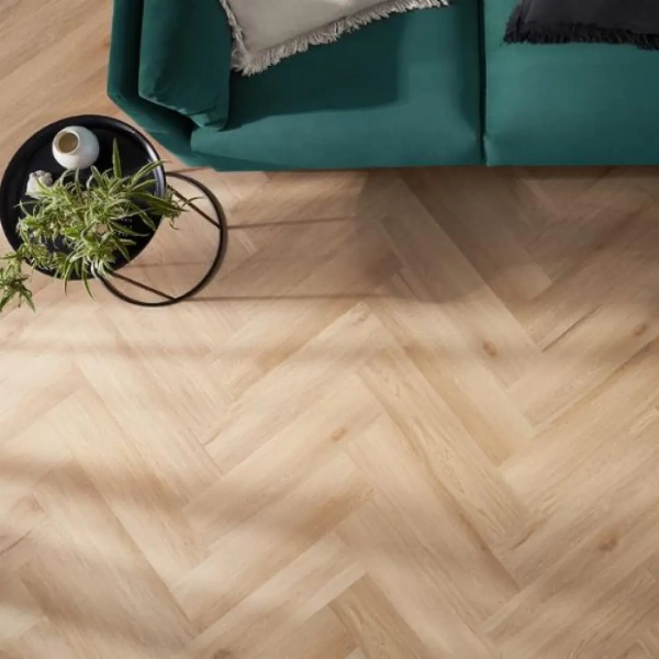 Arbiton Amaron Herringbone Acoustic Eiken Harlow - klik PVC visgraat met ondervloer