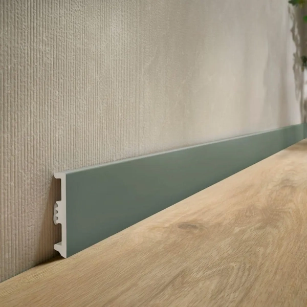 Arbiton STIQ XL ST810 Flexibele plint – Olijfgroen – 80x15mm – 220cm