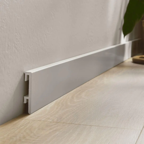 Arbiton FORTINO plint – Lichtgrijs – 80x16mm – 220cm