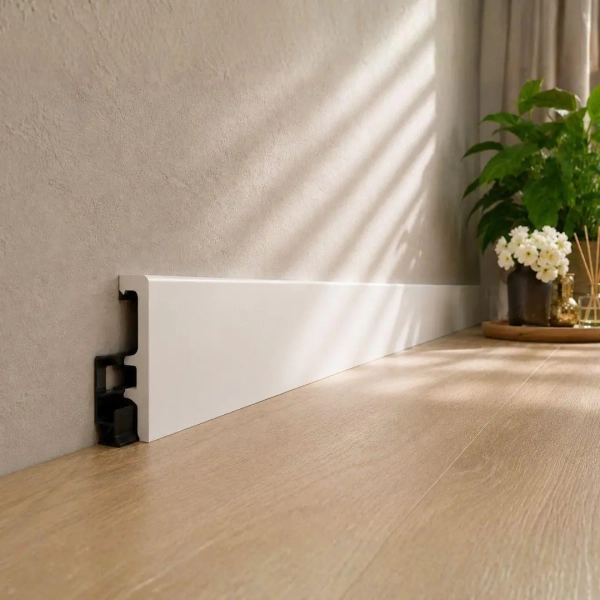 Arbiton VEGA P0610 Plint – Wit – 60x20mm – 240cm