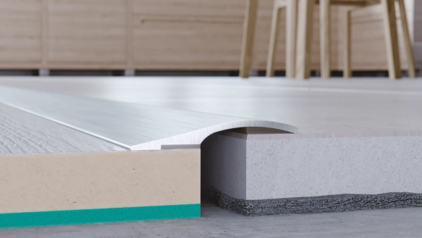 Overgangsprofiel hoogteverschil Arbiton PRO 26 – geborsteld zilver – 26mm x 93cm