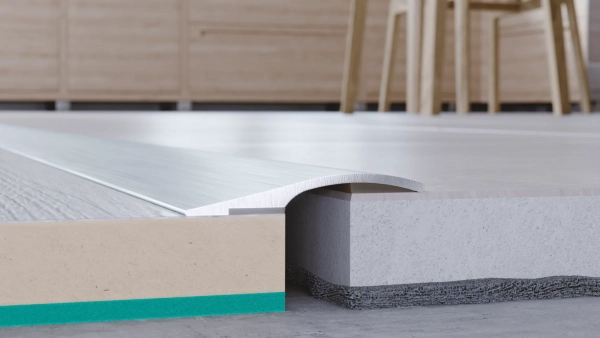 Overgangsprofiel hoogteverschil Arbiton PRO 26 – geborsteld zilver – 26mm x 186cm