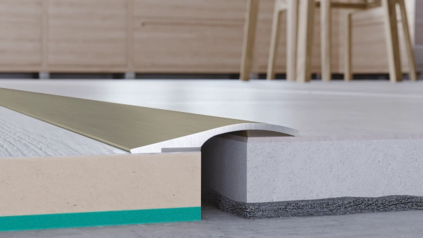 Overgangsprofiel hoogteverschil Arbiton PRO 26 – geborsteld titanium – 26mm x 186cm