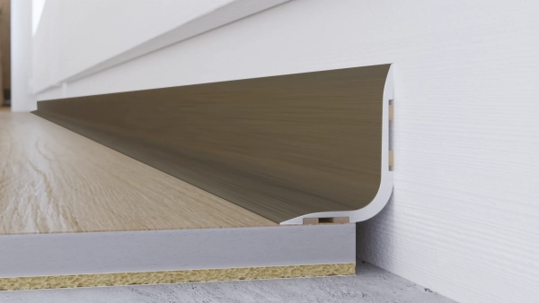 Hoekprofiel Arbiton PRO L – geborsteld zilver – 15/20mm x 186cm – Eindprofiel