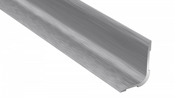 Hoekprofiel Arbiton PRO L – geborsteld zilver – 15/20mm x 93cm – Eindprofiel