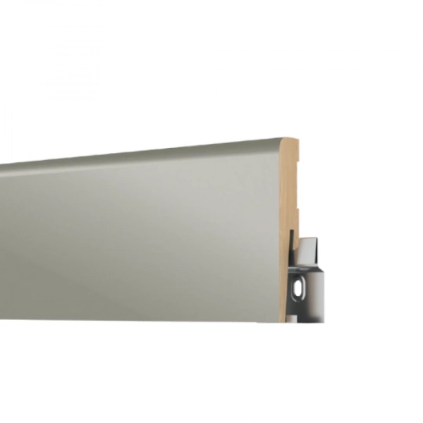 Arbiton CAVARE ML0801 MDF plint overschilderbaar – Taupe – 80x16mm – 242cm