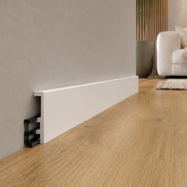 Arbiton VEGA P1040 Plint – Wit – 100x20mm – 240cm