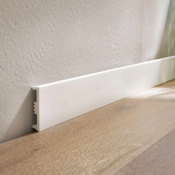 Arbiton STIQ XL STX 810 Flexibele plint – Wit – 80x15mm – 220cm