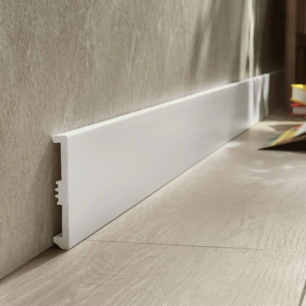 Arbiton STIQ XL STX 110 Flexibele plint – Wit – 100x14mm – 220cm