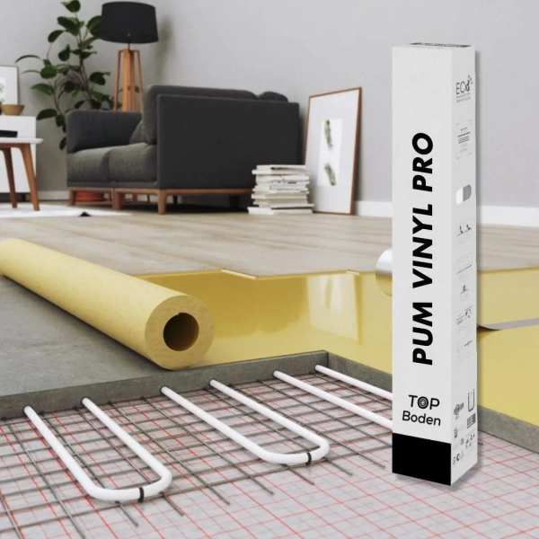 TopBoden PUM VINYL PRO – Ondervloer PVC vloer – dikte 1,4 mm – 8,5m²