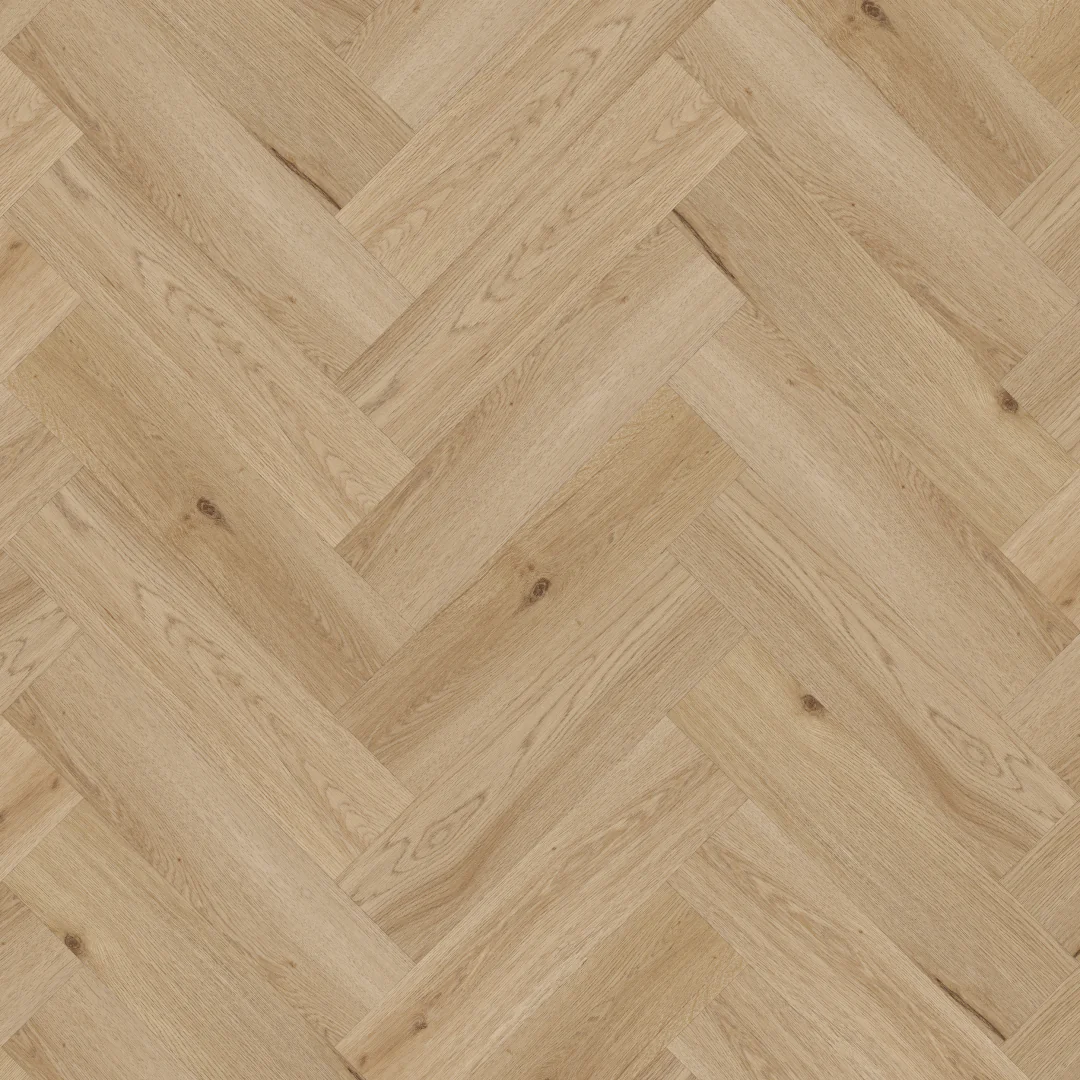 Arbiton Amaron Herringbone Dryback Eiken Yankee – Visgraat plak PVC