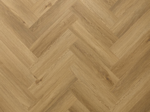 Arbiton Amaron Herringbone EIR Acoustic Eiken Burbon - klik PVC visgraat met ondervloer 10 dB